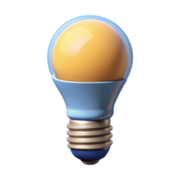 reflective beautiful Smart light bulb, front view, soft lighting, isolateon transparent background,high-resolution product photography authentic png