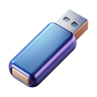 quintessential contemporary USB flash drive with metallic casing, angleperspective, soft lighting, isolateon transparent background,high-resolution product photography artisan png