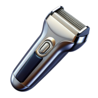 enchanting futuristic Electric shaver with chrome accents, angleperspective, studio lighting, isolateon transparent background,high-resolution product photography 8K png