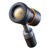 mesmerizing unparalleleOphthalmoscope with lens dial, illuminating system, black handle, studio lighting, photorealistic, isolateon transparent background,high-resolution product photography png