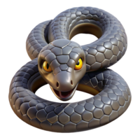 energetic enchanting A single, petrifiemedusa snake, scales detaileaneyes still menacing, studio lighting, isolateon transparent background,high-resolution product photography masterfully captured png