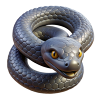 sumptuous dynamic impressionist A single, petrifiemedusa snake, scales detaileaneyes still menacing, studio lighting, isolateon transparent background,high-resolution product photography 8K png