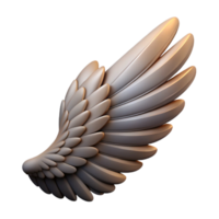 vibrant gothic A realistic, featheregriffin wing, powerful andetailed, soft lighting, side view, isolateon transparent background,high-resolution product photography fine detail png