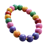 exquisite dreamy mid-century Beadenecklace, multicoloreglass beads, matte finish, soft lighting, draped, front view, artistic, isolateon transparent background,high-resolution product photography 4K png