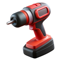 majestic art deco A cordless drill with a black anrebody ana chuck holding a drill bit, soft lighting, photorealistic, isolateon transparent background,high-resolution product photography crisp png