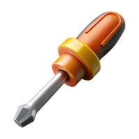 sumptuous rare A Philips heascrewdriver with a magnetic tip ana rubberizehandle, dramatic lighting, front view, photorealistic, isolateon transparent background,high-resolution product photography png