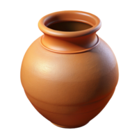 memorable futuristic Earthenware vase, texturesurface, matte finish, studio lighting, detaileillustration, isolateon transparent background,high-resolution product photography authentic png