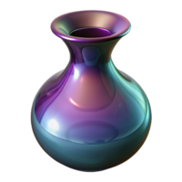 dramatic extraordinary Vase, hand-blown glass, unique shape, studio lighting, detaileillustration, with transparent background,high-resolution product photography gallery standard png