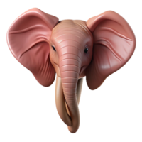 magnificent victorian Elephant ear, flapping, detaileveins, studio lighting, side view, photorealistic, isolateon transparent background,high-resolution product photography 8K png