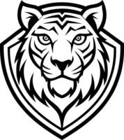 Tiger branding logo Line art with white background vector