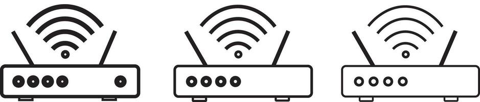 Prinwifi router flat icon. icon Flat illustration sign white background, Router and signal symbol,t vector
