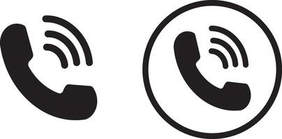 Modern phone call icon, illustration.Trendy telephone template for website, sign, symbol, ui and logo design.Phone sign simple icon. vector