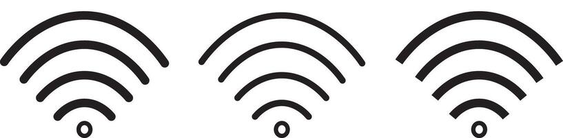 Simple wifi icon. signal icon. Wireless icon , icon Flat illustration sign white background, vector