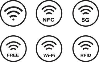 Wifi icon set. signal icon. Wifi modem icon set internet icon symbol sign collection illustration, vector
