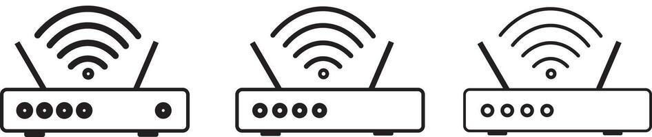 wifi router flat icon. icon Flat sign white background, Router and signal symbol, vector