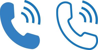 Incoming call symbol icon. phone icon on white background. Call icon set art sign symbol. vector