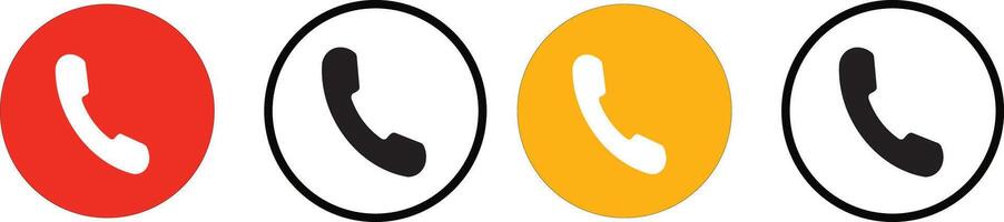 phone icon button. phone icon set, Telephone call sign. phone call icon vector