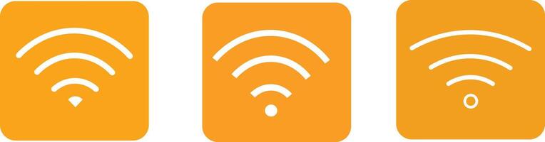Wifi icon set. signal icon. icon set internet icon symbol sign collection illustration, vector