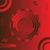 Abstract futuristic geometric black and red gaming background with modern esport shapes. design template technology concept can use element game banner, sport poster, cyber wallpaper, web vector