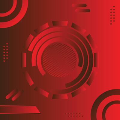 Abstract futuristic geometric black and red gaming background with modern esport shapes. design template technology concept can use element game banner, sport poster, cyber wallpaper, web