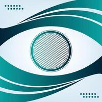 abstract blue and green gradient background design. modern abstract background template vector