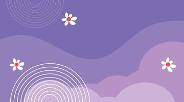 Abstract background with dynamic wave effect flower. Motion Illustration vector