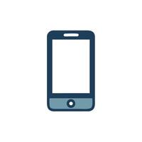 Mobile phone icon isolated on white background vector