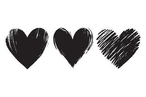 Silhouette of Lovers in Heart Shape vector
