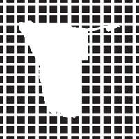 Namibia Map Icon element. vector