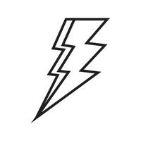 lightning symbol icon vector