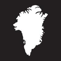 Greenland Map Icon design. vector