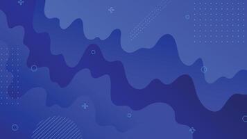 Modern abstract background in blue tones featuring fluid shapes and geometric elements ideal for digital design vector