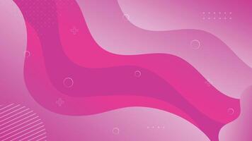 Modern abstract pink fluid background with dynamic wave elements ideal for web design branding and presentations vector