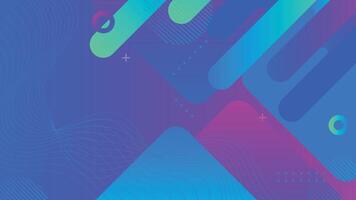 Gradient abstract background featuring geometric elements and smooth transitions in blue and purple tones vector