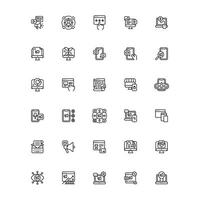 Marketing and Advertising Icons vector