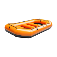 a an inflatable boat on transparent background png