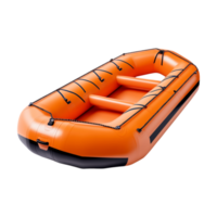 a an inflatable boat on a transparent background png