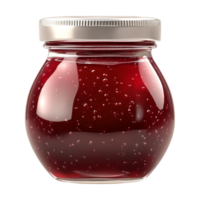 a jar of jam on a transparent background png