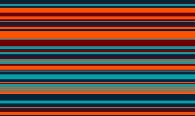 Vibrant horizontal stripes in teal, orange, and dark hues create a dynamic, modern background. Perfect for websites, presentations, or textile designs, this image conveys energy and style.