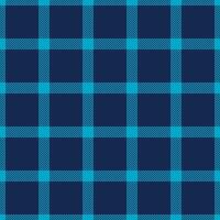 Vibrant teal and navy blue plaid pattern. Perfect for textile design, website backgrounds, or fashion projects. This bold graphic offers a classic yet modern feel, symbolizing style and structure. vector