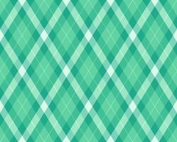 Serene mint green and white diagonal plaid pattern. Perfect for textile design, website backgrounds, or adding a touch of calming sophistication to your projects. vector