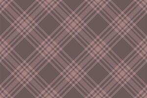 Elegant muted pink and brown diagonal plaid pattern. Perfect for textile design, website backgrounds, or crafting projects. vector