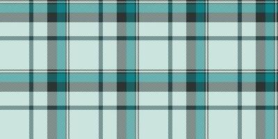 Elegant teal and gray plaid pattern. Perfect for textile design, website backgrounds, or fashion projects. Subtle yet sophisticated, this seamless texture evokes a sense of calm and classic style. vector
