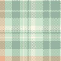 Serene pastel plaid pattern. Soft greens, creams, and beige create a calming, versatile design perfect for textiles, websites, or stationery. Evokes feelings of tranquility and understated elegance. vector