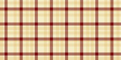 Cream and burgundy plaid pattern. A classic, versatile texture perfect for website backgrounds, fabric designs, or autumnal themed projects. Evokes feelings of warmth, comfort, and tradition. vector