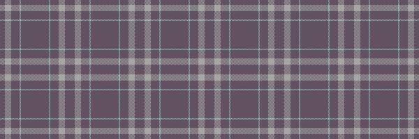 Elegant muted purple and gray plaid pattern. Perfect for textile design, website backgrounds, or crafting projects. This subtle yet sophisticated texture evokes feelings of calm and sophistication. vector
