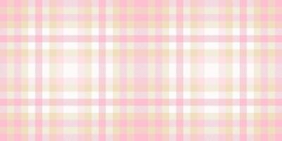 Soft pastel pink and beige plaid pattern. Perfect for backgrounds, textiles, or website designs. Evokes feelings of gentleness, femininity, and springtime. vector