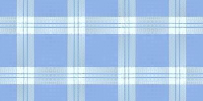 Serene light blue and white plaid pattern. Perfect for backgrounds, textiles, or website designs. This classic check evokes feelings of calmness and sophistication. vector