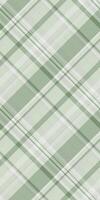 Exotic textile seamless check, dining room tartan pattern. Path fabric background texture plaid in white and light colors. vector