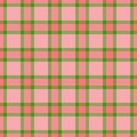 Elegant pink and green plaid pattern. Perfect for textile design, apparel, packaging, or website backgrounds. This cheerful, seamless texture evokes feelings of spring and warmth. vector